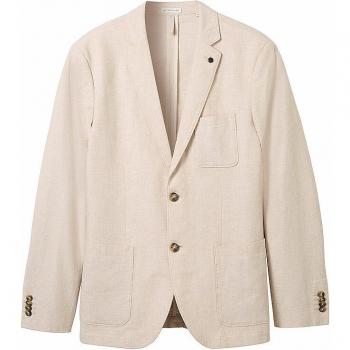 Tom Tailor Herren Leinen Sakko beige Größe 50