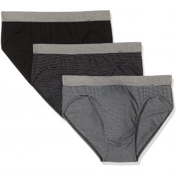 Schiesser Herren Slip 95/5 Rio, 3er Pack, gestreift