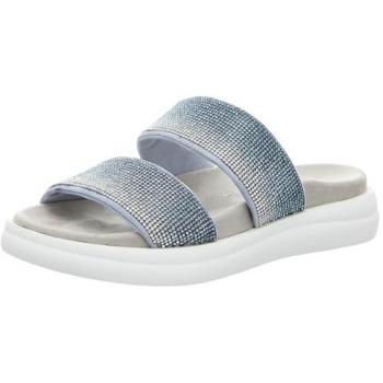 Remonte Pantolette Plateau Reflektierende Strass-Sommerfliesen