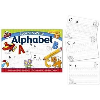 Kids Learn to Write Alphabet Practice Book
