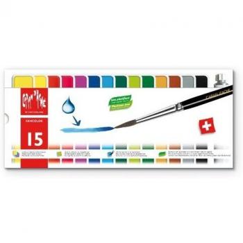 CARAN D'ACHE Gouache-Farben Set Fancolor 15 Tuben