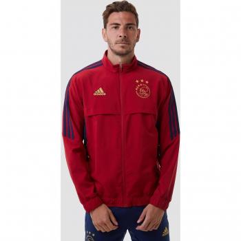 Men's Ajax Amsterdam 2022/23 Red Pre‑Match Jacket (XS) – Adidas