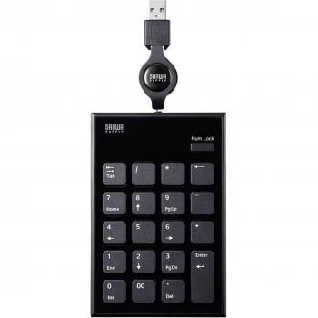 Sanwa 12‑Button USB Numeric Keypad (Black)