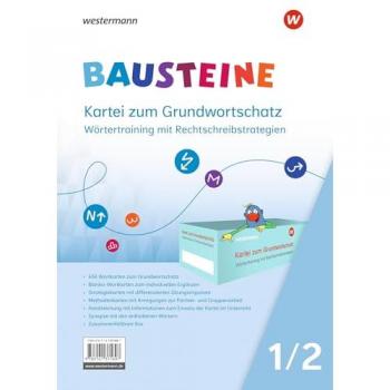 BAUSTEINE Zusatzmaterialien Ausgabe 2021. Kartei zum Grundwortschatz 1/2