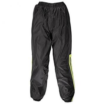 GMS Douglas Pantalon de pluie de moto Noir Jaune 6XL