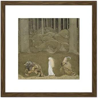 Bauer Princess Trolls 8×8 Wooden Framed Fairy Tale Print