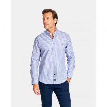 Camisa Estilo Popelín en Rayas Céfie – Hombre