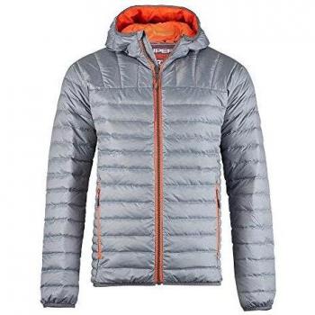 Core-Chromatisch Daunenpullover für Herren – Mittelgrau, S