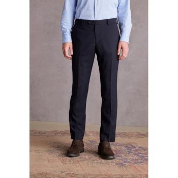 Slim Fit Navy Tollegno Signature Suit Pant