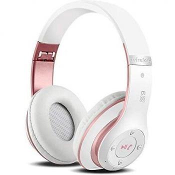 Écouteurs pliables sans fil stéréo avec microphone intégré et FM pour iPhone/Samsung/iPad/ios