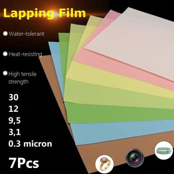 7pcs 280x220mm Sandpaper Lapping Film Sheets for Precision Polishing Grits 1500-12000