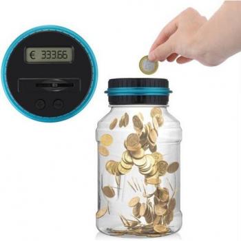 Caja de Ahorro Tarro LED Banco