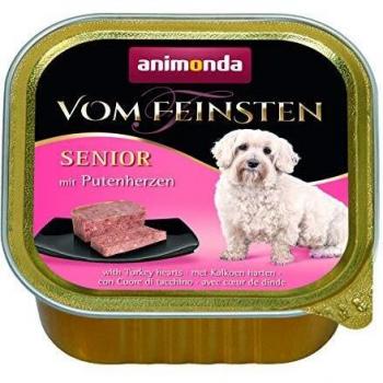 Lot Animonda Vom Feinsten Senior Haut Protéines 44 × 150 g – Cœur de dinde