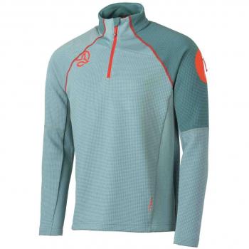 Forro polar Ternua Lemik 1/2 Zip Hombre Gris Menta M