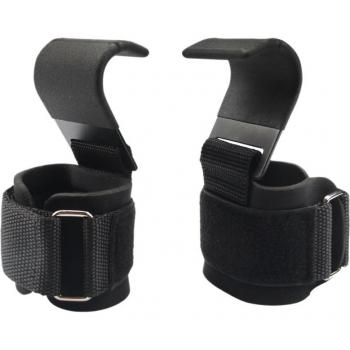 Fitness Heavy Duty Weight Lifting Hooks with Neoprene
