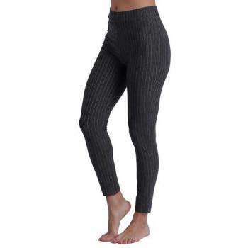 Pantalón Raya Diplomática Gris Elástico Largo para Mujer ADMAS