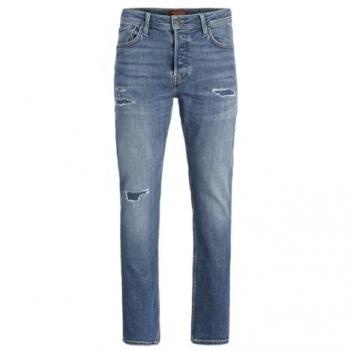 Comfort-fit-Jeans JACK & JONES JJIMIKE JJORIGINAL CJ SN Herren Gr. 31, Länge 30, blau, Denim/Jeans