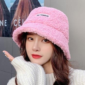 Japanese Simple Lamb Wool Fisherman Hat
