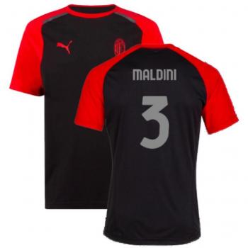 Camiseta Oficial Puma AC Milan 2023-2024 (Maldini 3) Color Negro Talla M