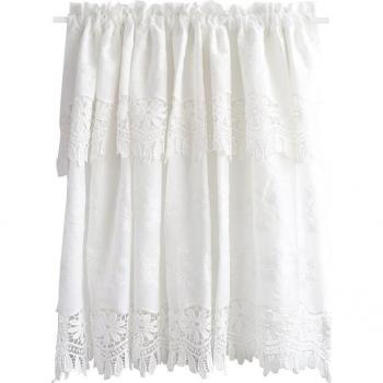 Half-Lace Window Flower Drape