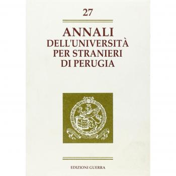 Annali dell'Università per stranieri di Perugia. Anno VIII: 27
