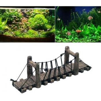 Puente de paisaje para acuario y terraza de tortugas
