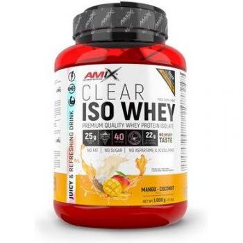 Clear Iso Whey Amix 1 Kg – Proteína con Aroma de Mango y Coco