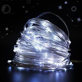 Luminous Forest 10m Water‑Proof Fairy Garden Lights – RGB, 3xAA Powered