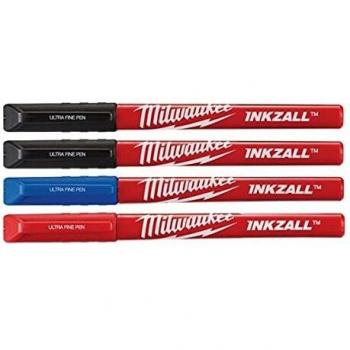 MILWAUKEE Ensemble de 4 marqueurs Inkzall couleur pointe fine
