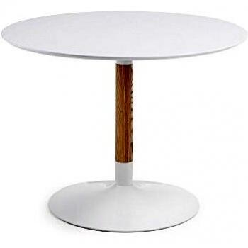 Kave Home Table Ronde Ø 100 cm avec Pied en Frêne