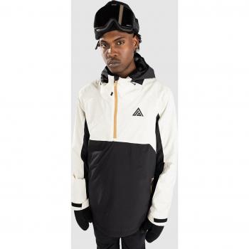 Giacca a mezza zip impermeabile nero