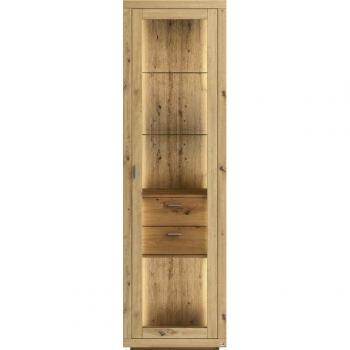 Musterring Vitrine „Chandler“ – Eiche Artisan (Breite 50 cm)