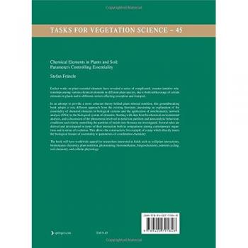 Fränzle, Stefan: Chemical Elements in Plants and Soil: Parameters Controlling Essentiality