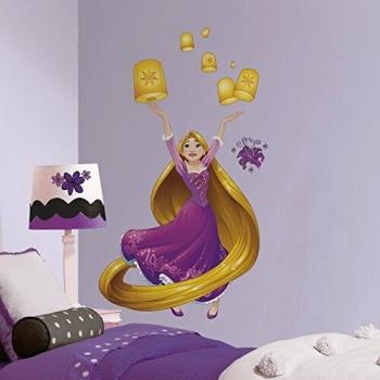 Autocollant vinyle Raiponce multicolore