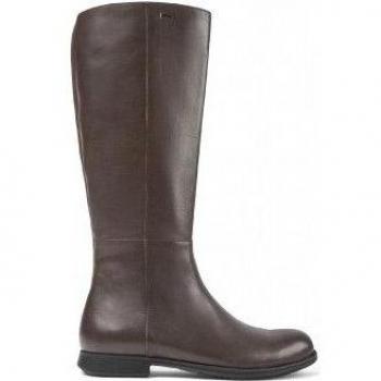 Botas Altas Camper K400451 en Piel Auténtica con Cremallera y Plantilla Acolchada