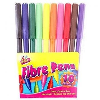 Felt Tip Pens for Kids 10 Pack