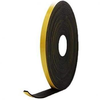 EPDM Schaumstoff Klebeband schwarz 10x2mm