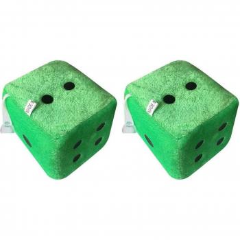 Classic Fuzzy Dice Rear View Mirror Hangers