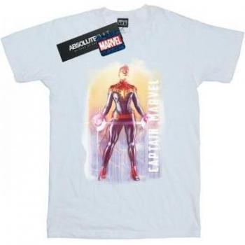 T-shirt Marvel a maniche lunghe con stampa acquerello