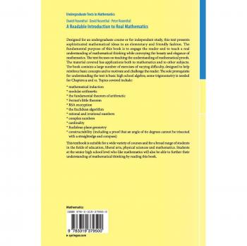 A Readable Introduction to Real Mathematics
