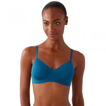 Spotlight Wirefree T-Shirt Bra by Wacoal – Moroccan Blue, Size 34D
