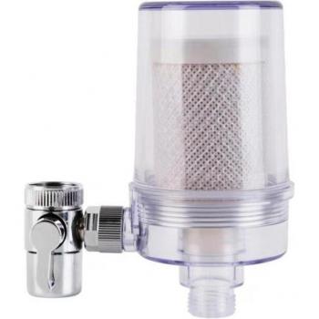 Purificador cerámico de agua para grifo, transparente y eficaz contra cloro residual