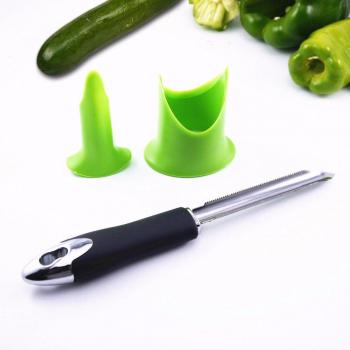 Éplucheur de fruits et légumes avec dénoyautage