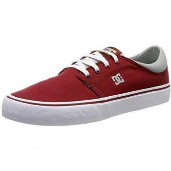 DC Shoes Trase TX, Chaussures de Skateboard Homme, Rouge