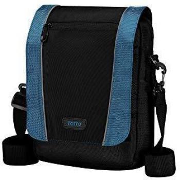 Bandolera Totto Lyfan de color negro con solapa