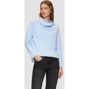 S.Oliver Unterwasser‑Look Pullover mit fallendem Kragen