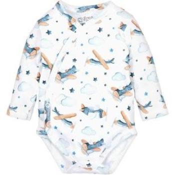 Nini Flugzeug Langarmbody für Babys