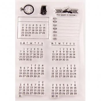 Juego de sellos de silicona vintage para scrapbooking