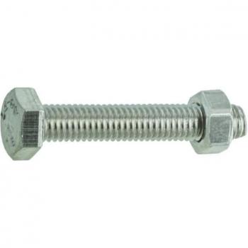 Boulon M6x40 mm, inox A4, tête hexagonale – boîte de 6