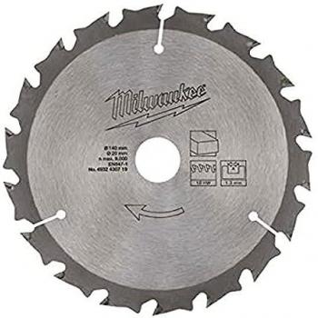 Milwaukee 140mm 18T TCT Professional Wood Saw Blade